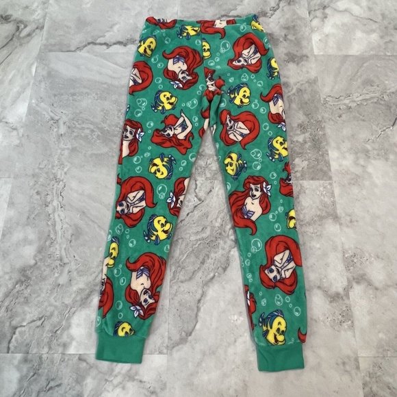 Disney Ariel Little Mermaid Fluffy Jogger Pajamas Size Xsmall XS - Picture 1 of 6
